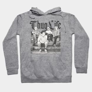 THUG LIFE STAY GOLDEN GILRS BLACK Hoodie